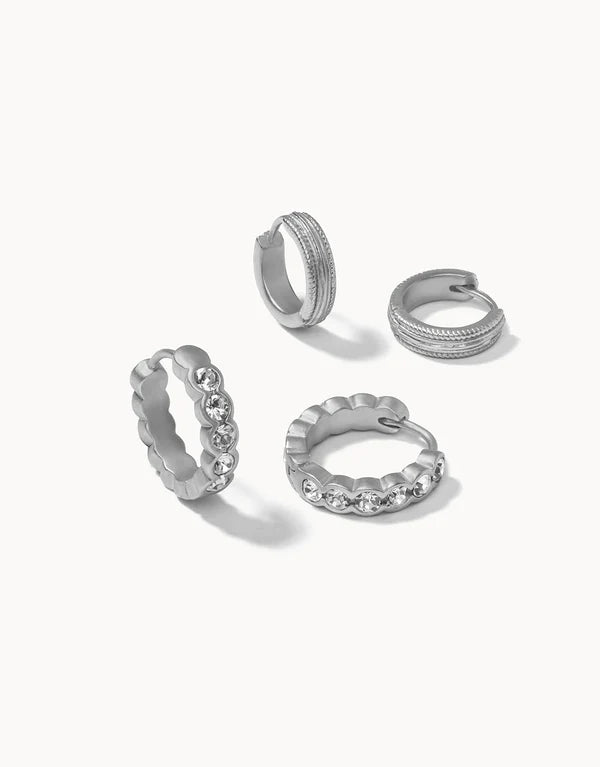 Simple Hoop Set of Earrings