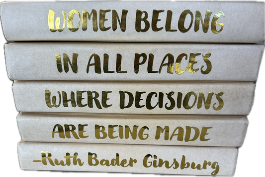 Ruth Bader Ginsburg Quote Set of 5 Books