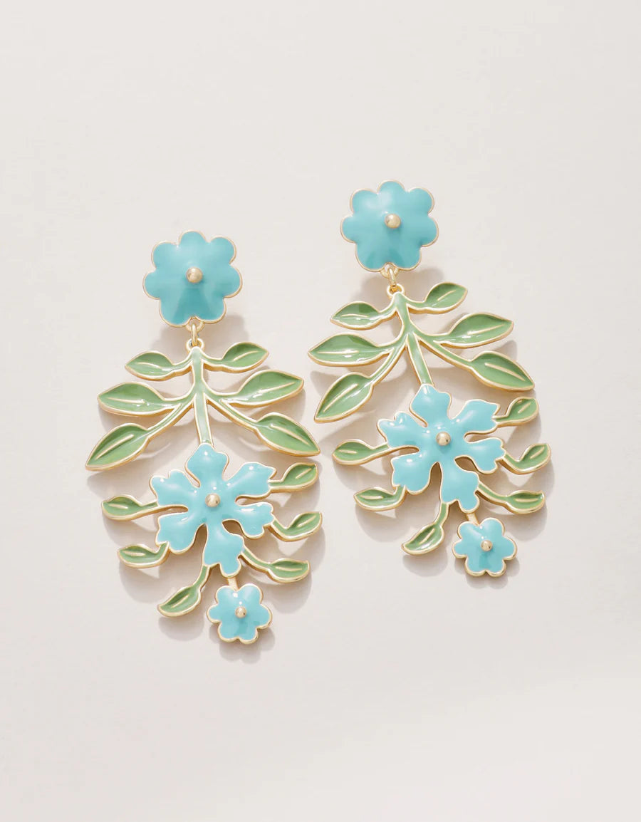 Delphinium Earrings