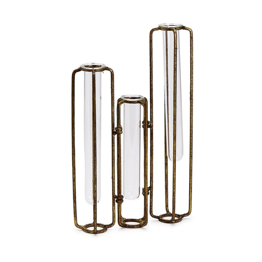 Lavoisier Set of 3 Hinged Flower Vase
