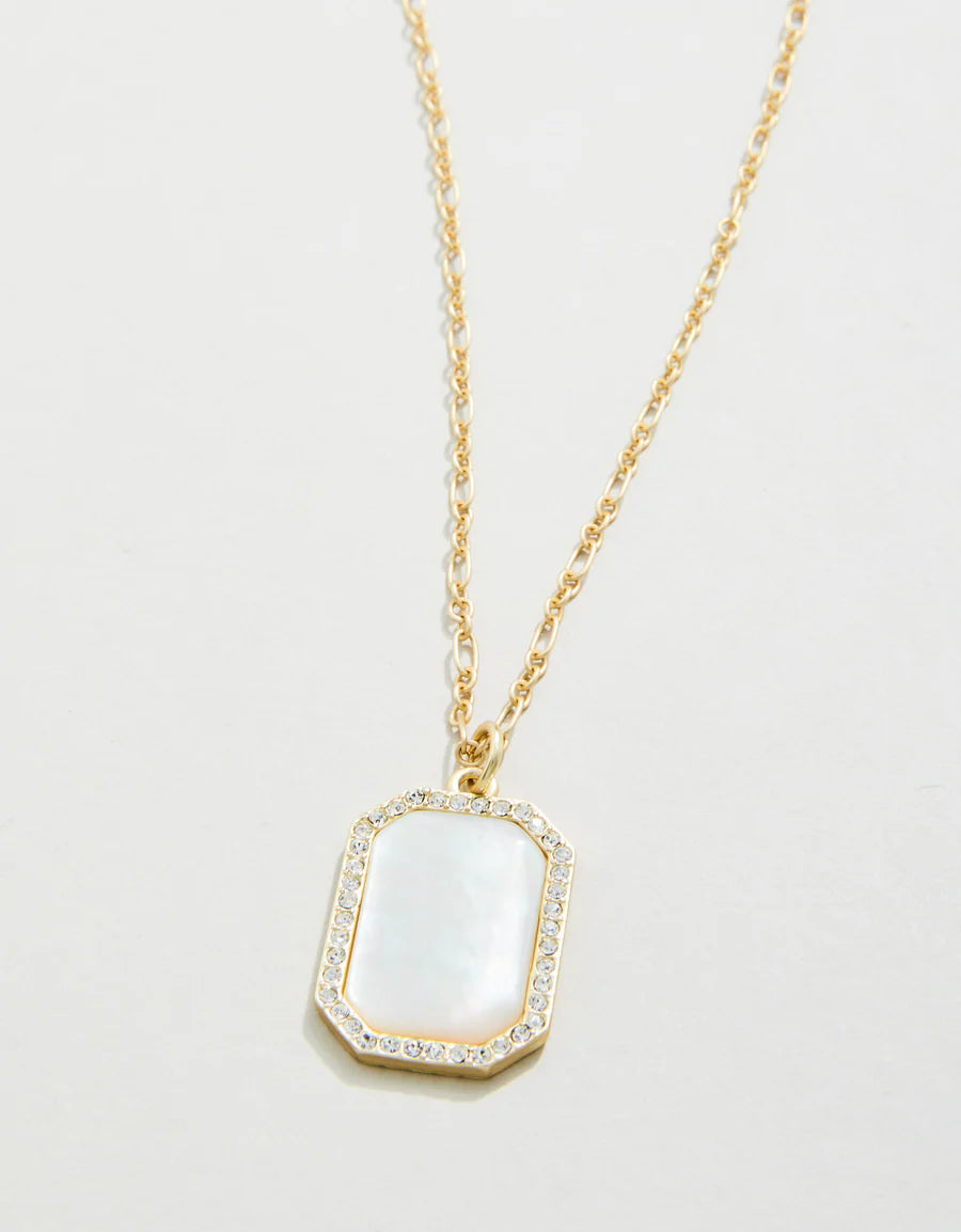 Bascom Necklace, 18", Mother of Pearl