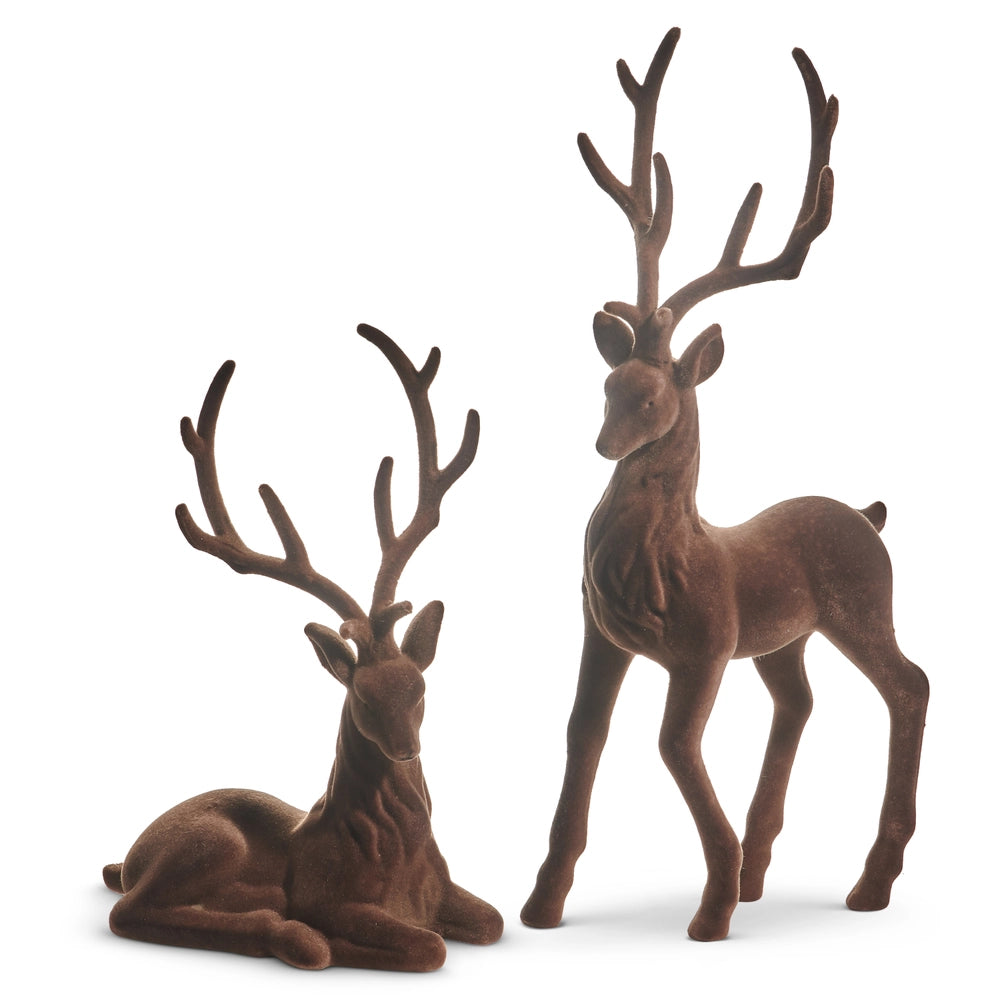 Brown Flocked Deer, S/2