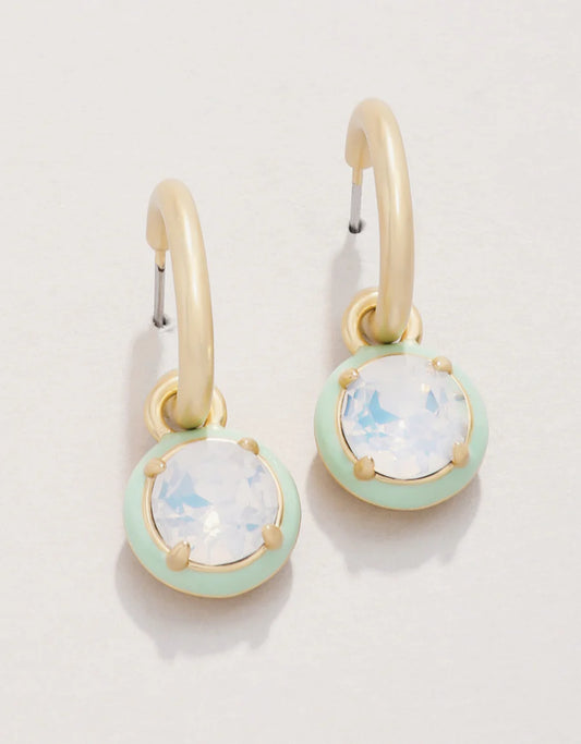 Clara Drop Hoop Earrings