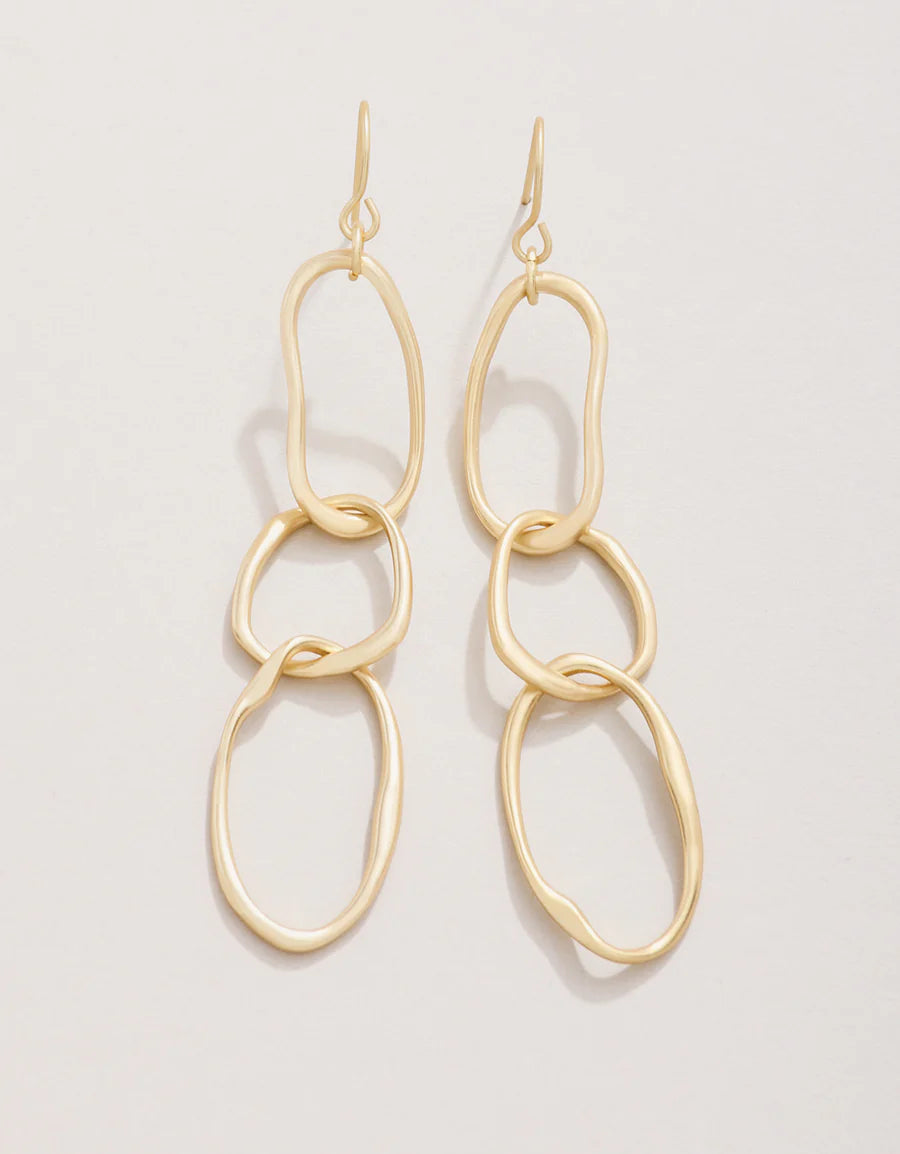 River Club Earrings in Gold