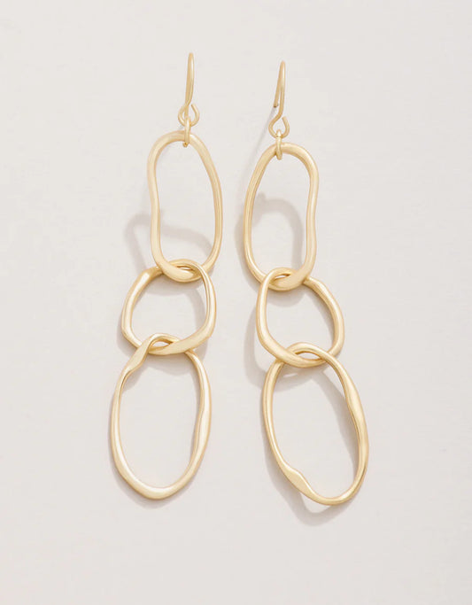 River Club Earrings in Gold