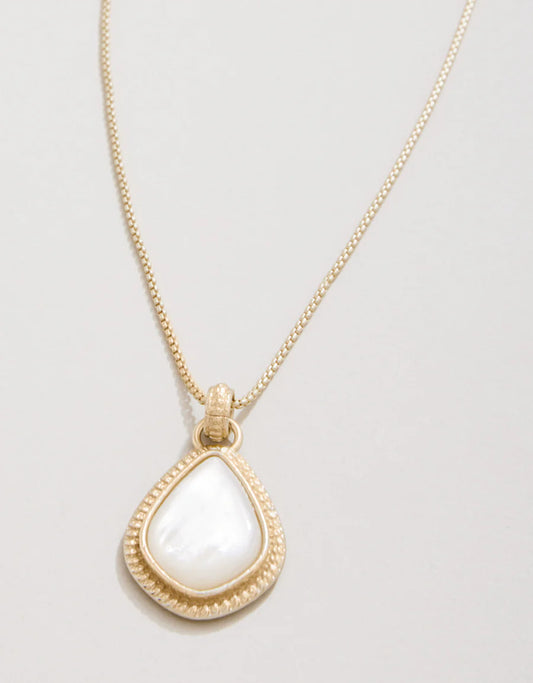 Enclave Petite Necklace, 18", Mother-of-Pearl