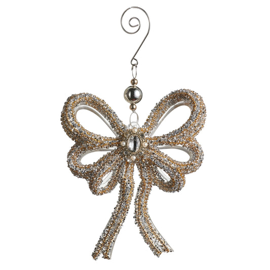 Rhinestone Bow Ornament