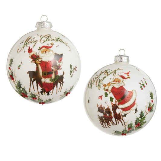Santa's Choir Ball Orn