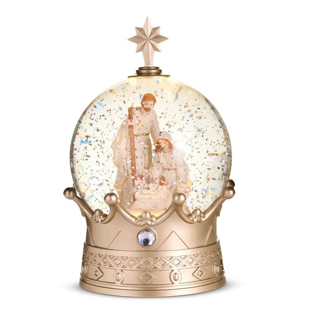 Divine Lighted Water Crown Globe