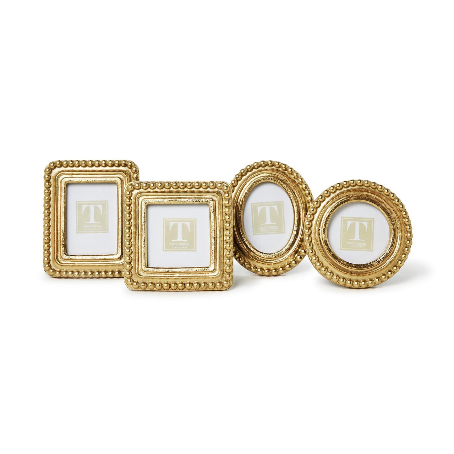 Beaded Gold Frame