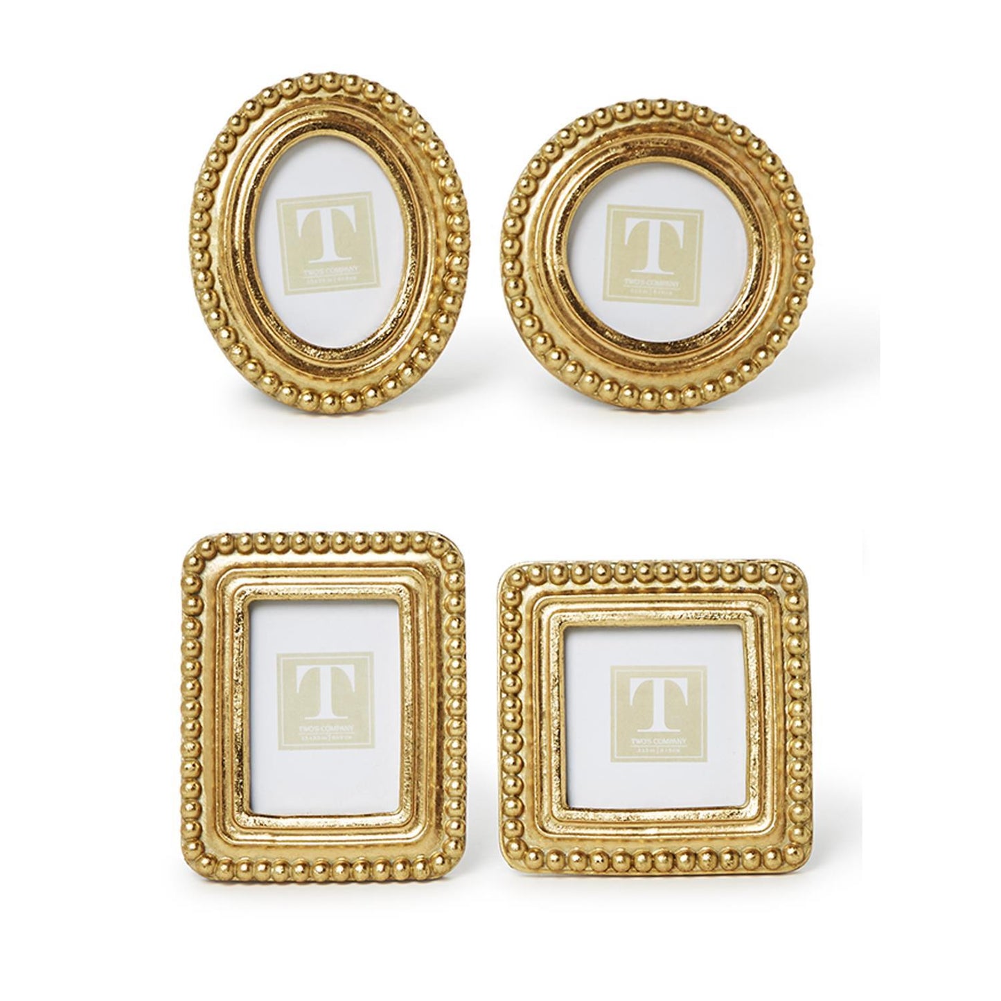 Beaded Gold Frame