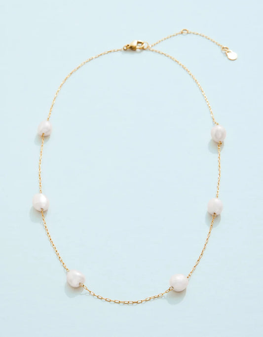 Buckingham Necklace, 16” Pearl