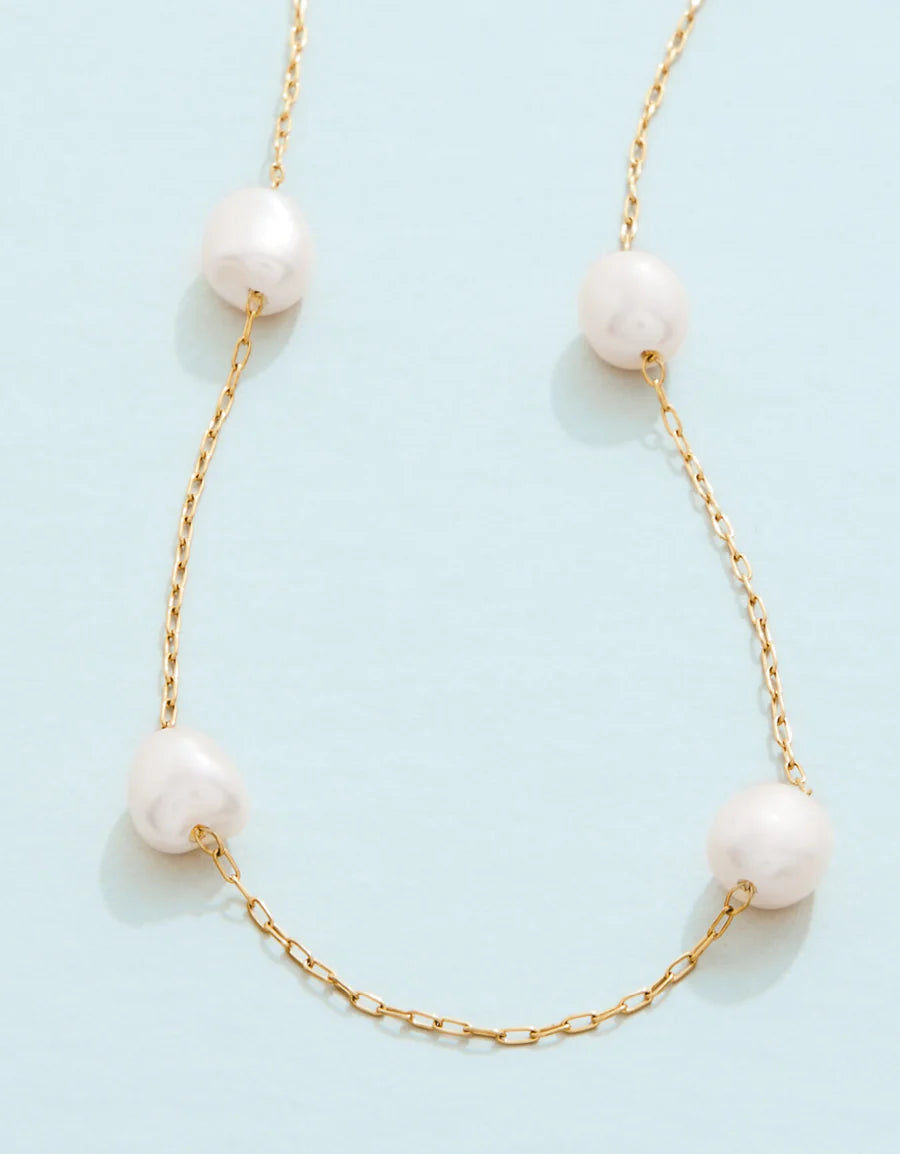 Buckingham Necklace, 16” Pearl