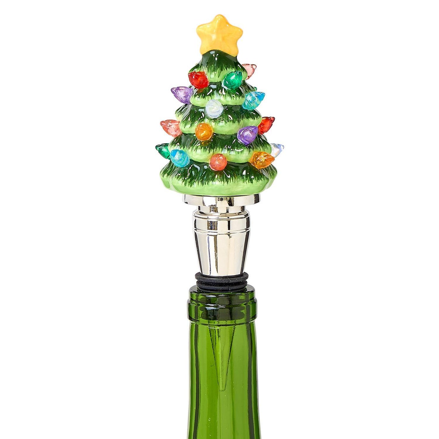 Light Up Tree Bottle Stopper