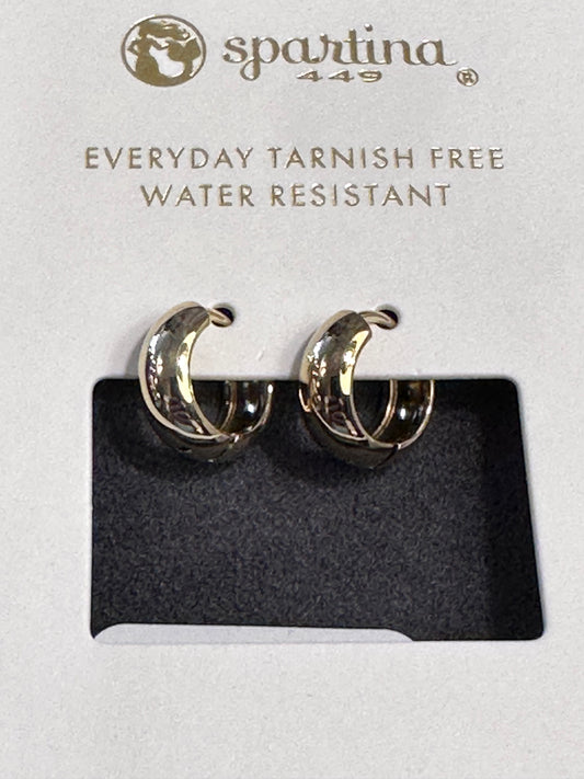 Betty Hoop Earrings, 14mm, Gold