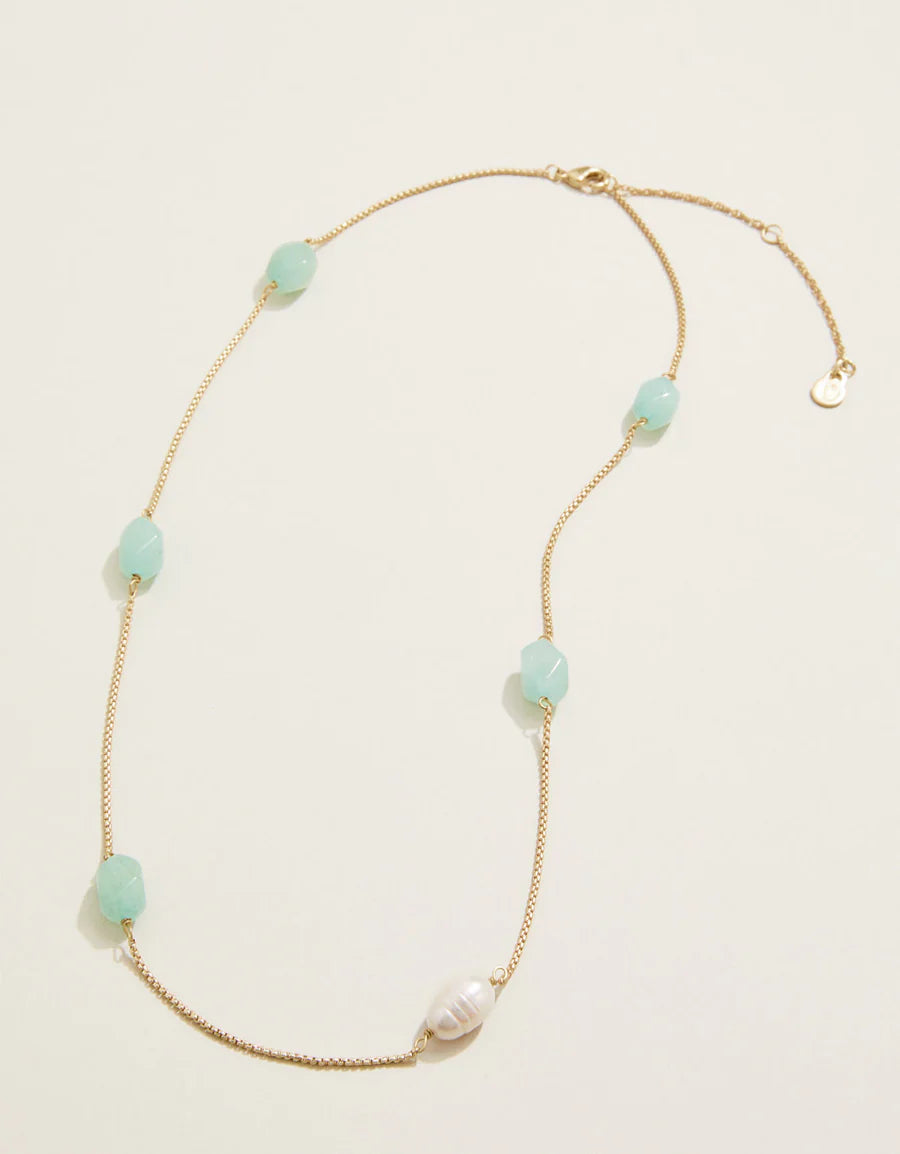Stone Station Necklace