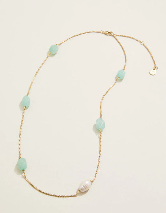 Stone Station Necklace