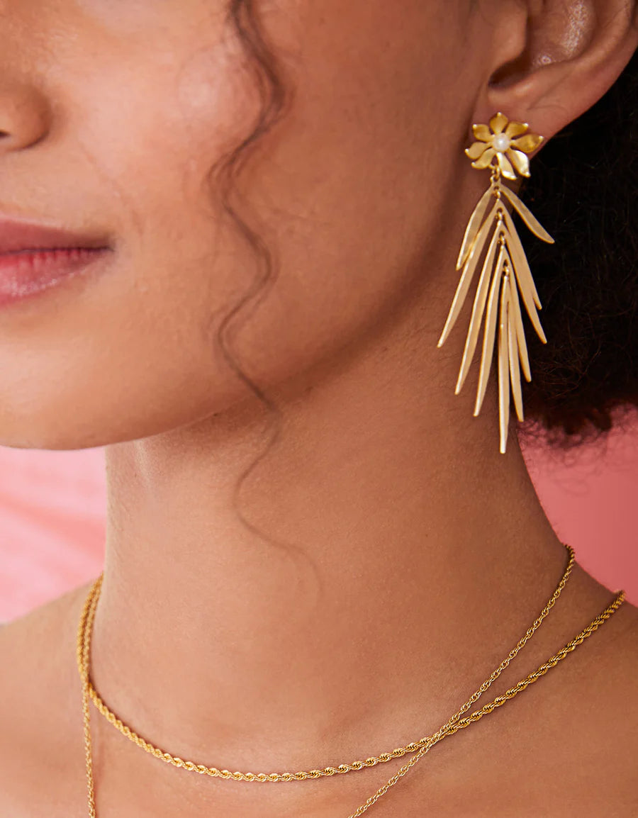 Swaying Frond Earrings