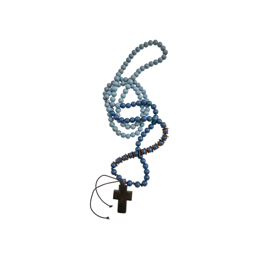 Cruzando Mares Blessing Beads w/ Cross
