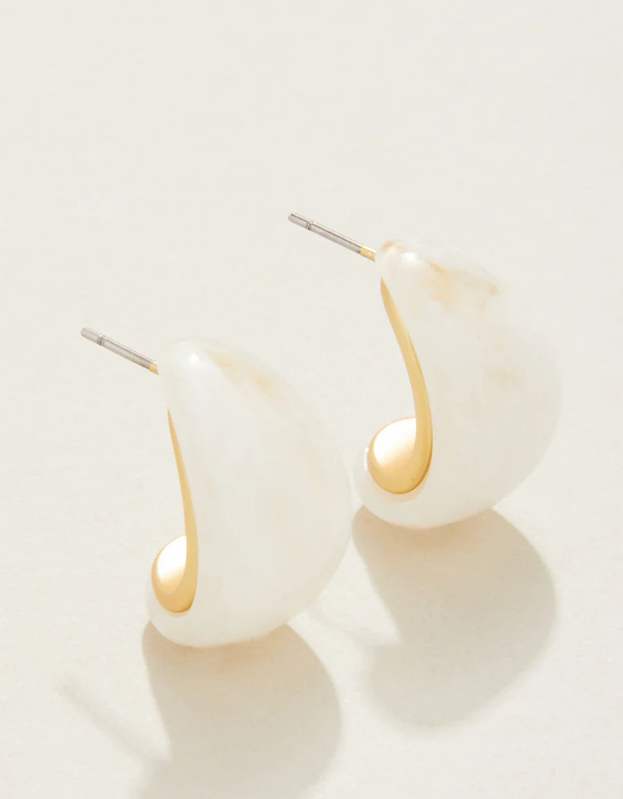 Dew Drop Hoop Earrings