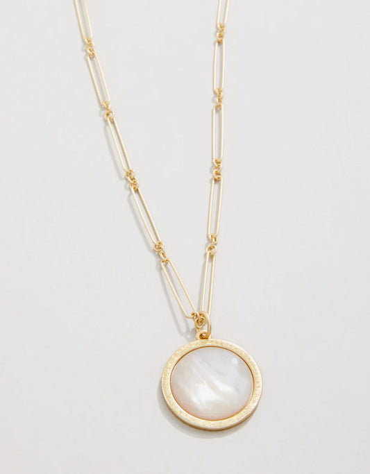 Franklin Necklace, 24", Mother-of-Pearl