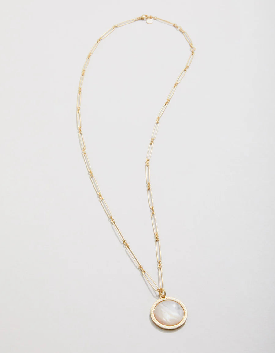 Franklin Necklace, 24", Mother-of-Pearl