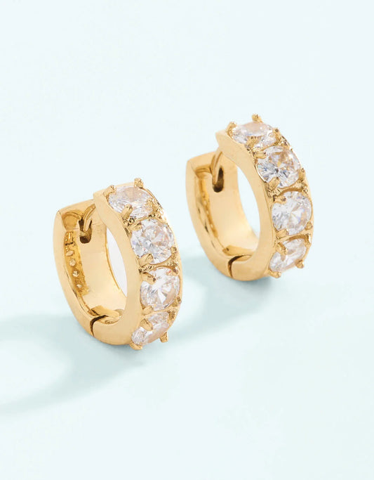 Ardsley Gem Hoop Earrings