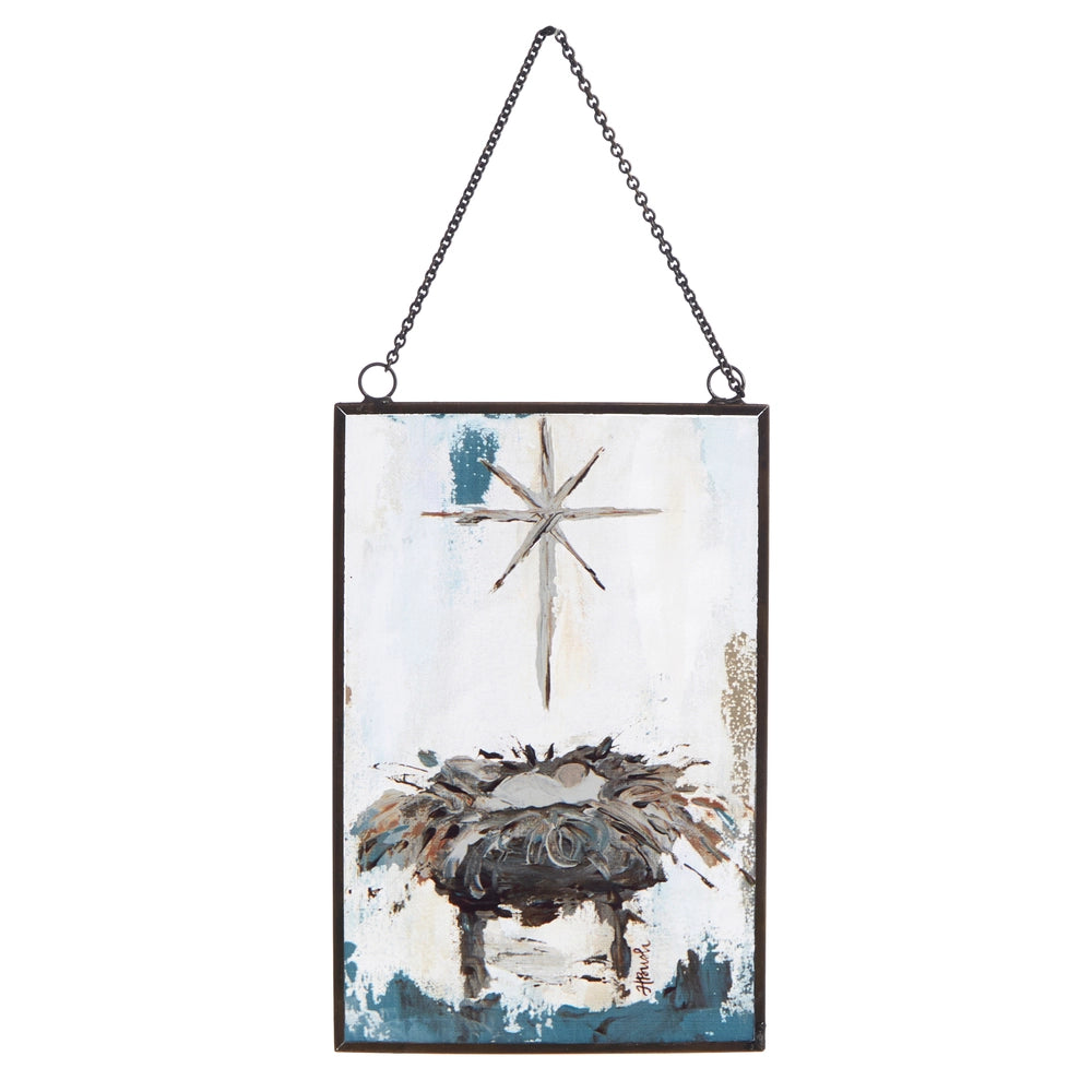 Baby Jesus in a Manger Ornament