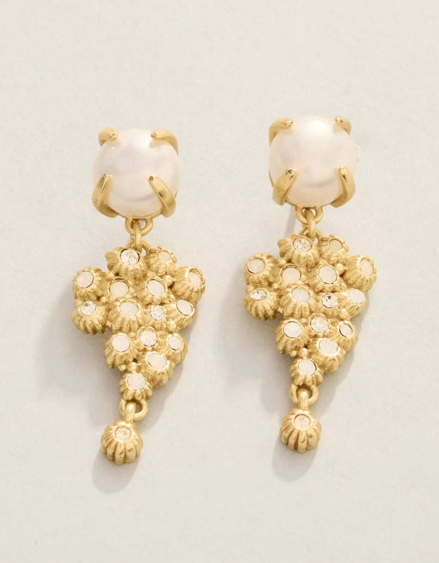 Oh Barnacles! Earrings White Opal