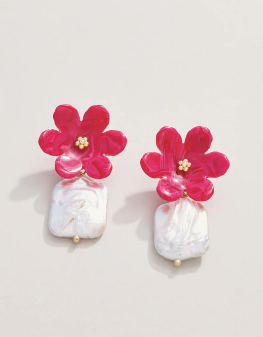 Blooming Pearl Earrings