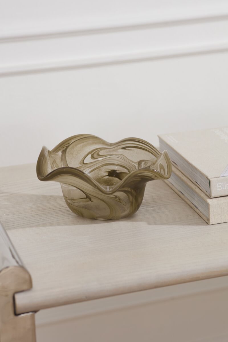 Swirled Glass Bowl