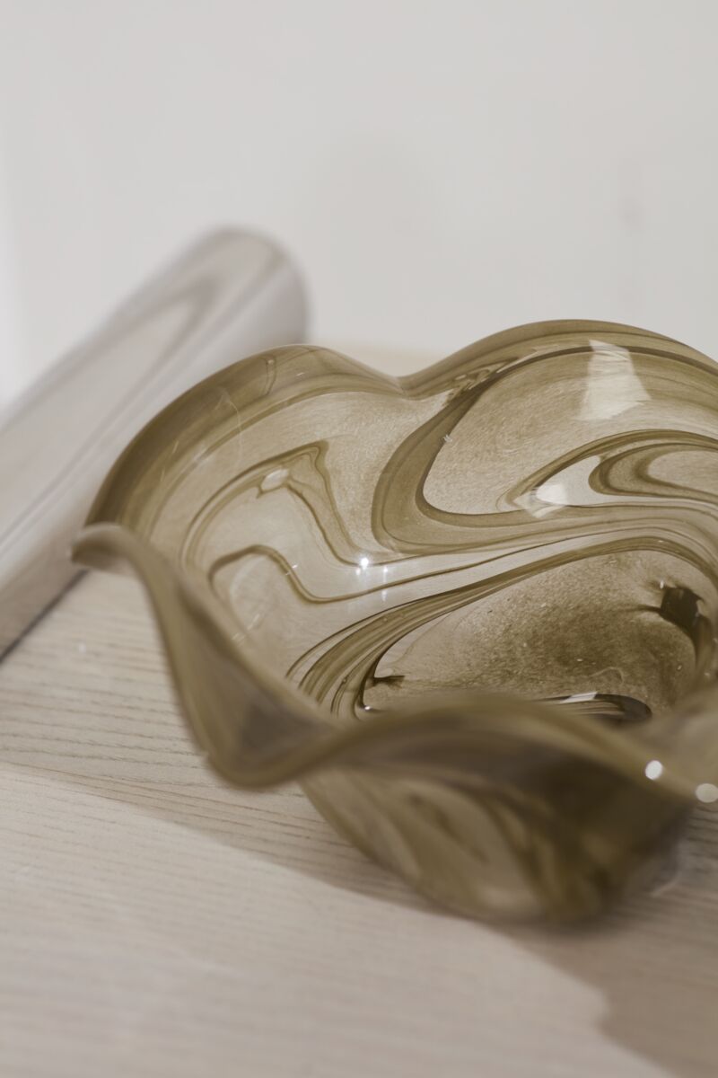 Swirled Glass Bowl