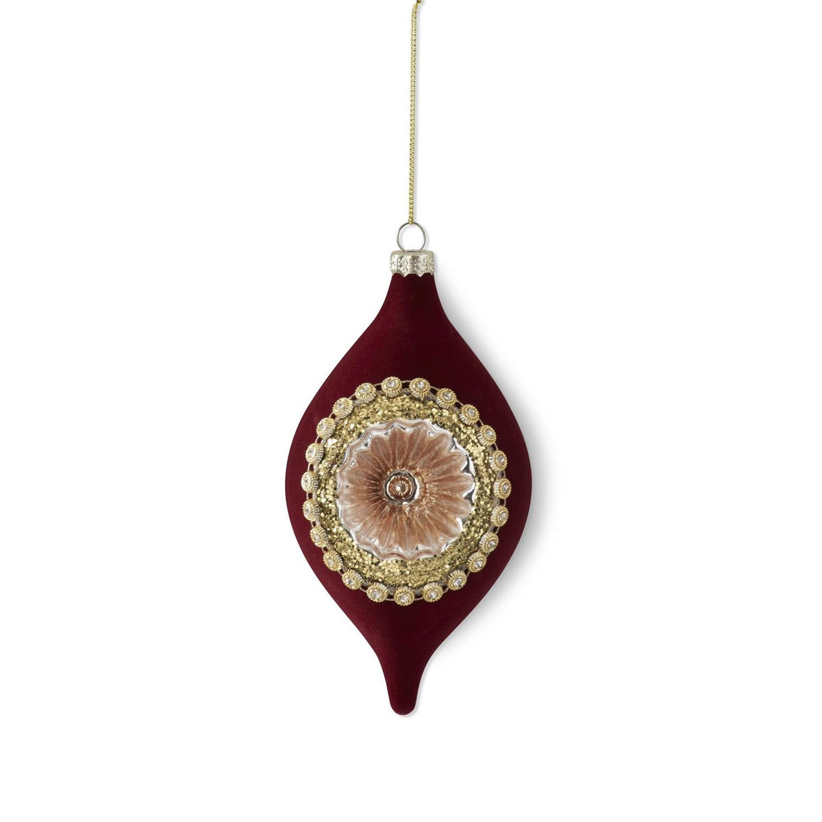 Burgundy Velvet Ornament Collection