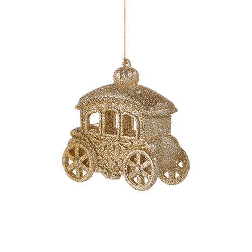 Champagne Carriage Ornament