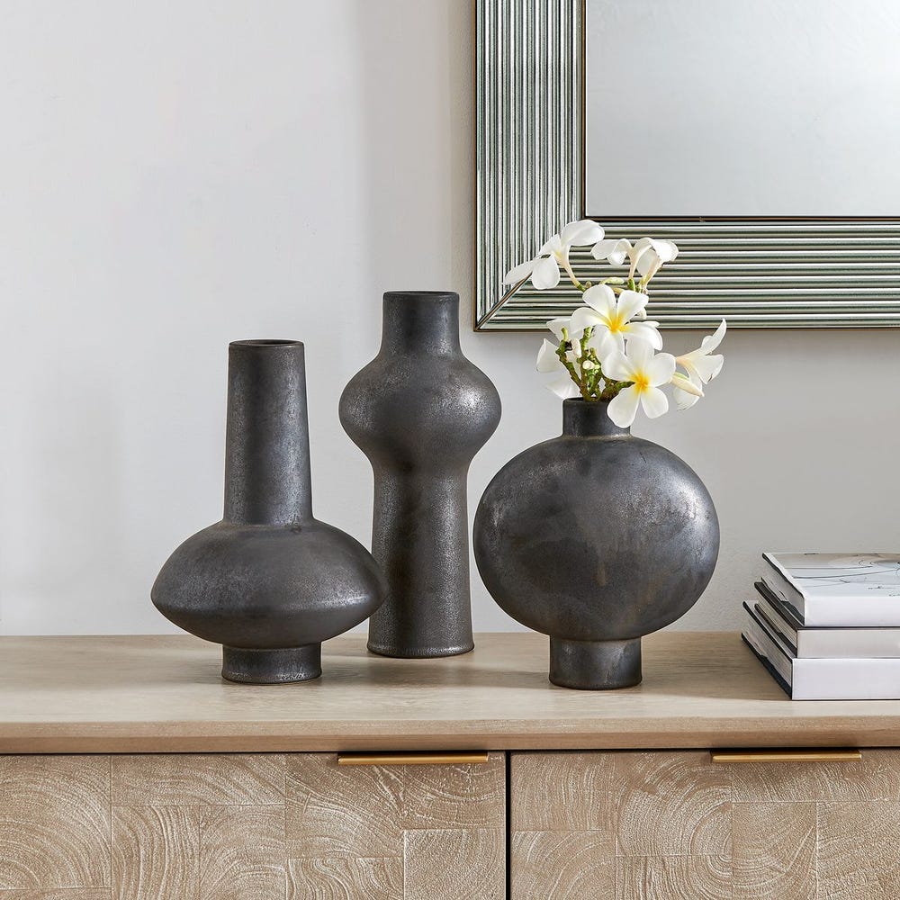 Charcoal Bloom Vase