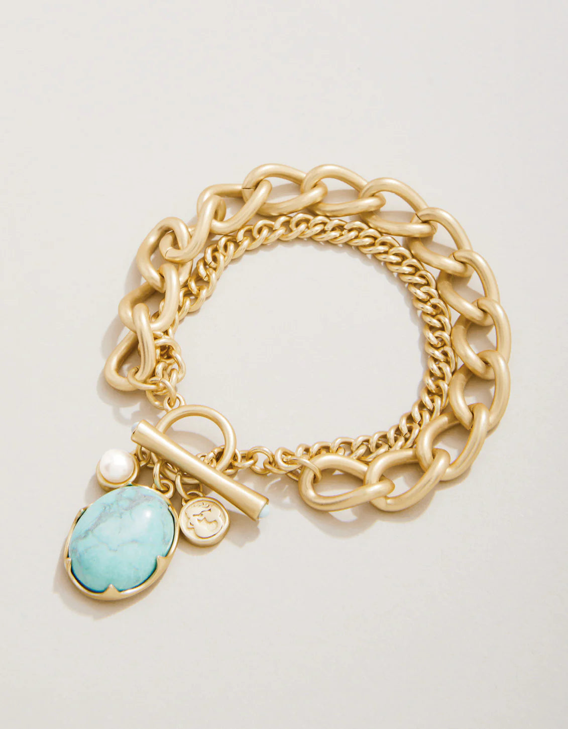 Coralie Toggle Turquoise Bracelet