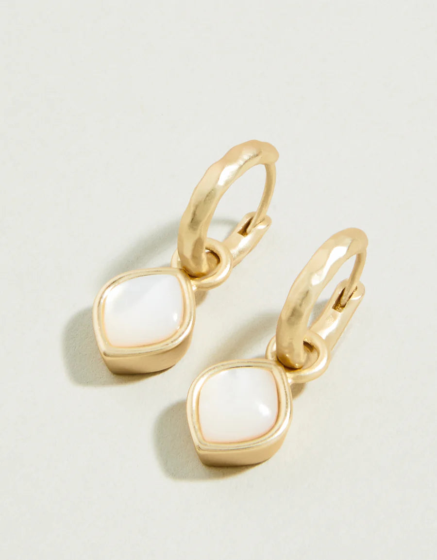 Maera Drop Hoop Earrings