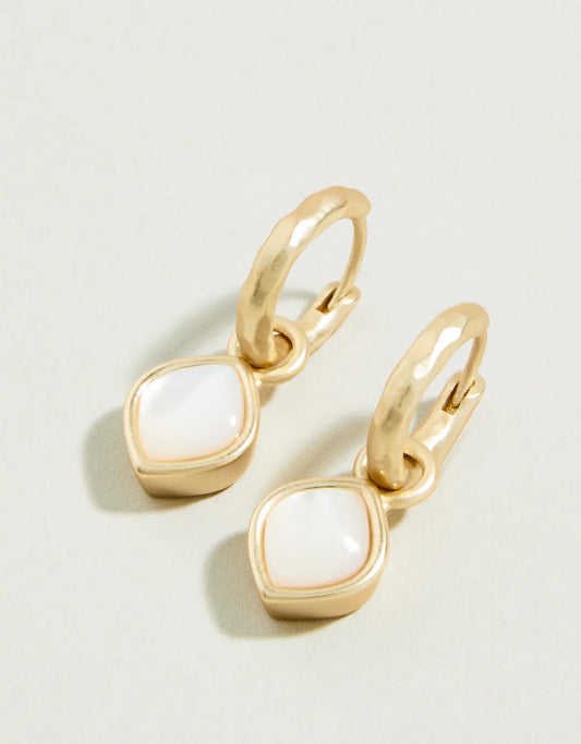 Maera Drop Hoop Earrings