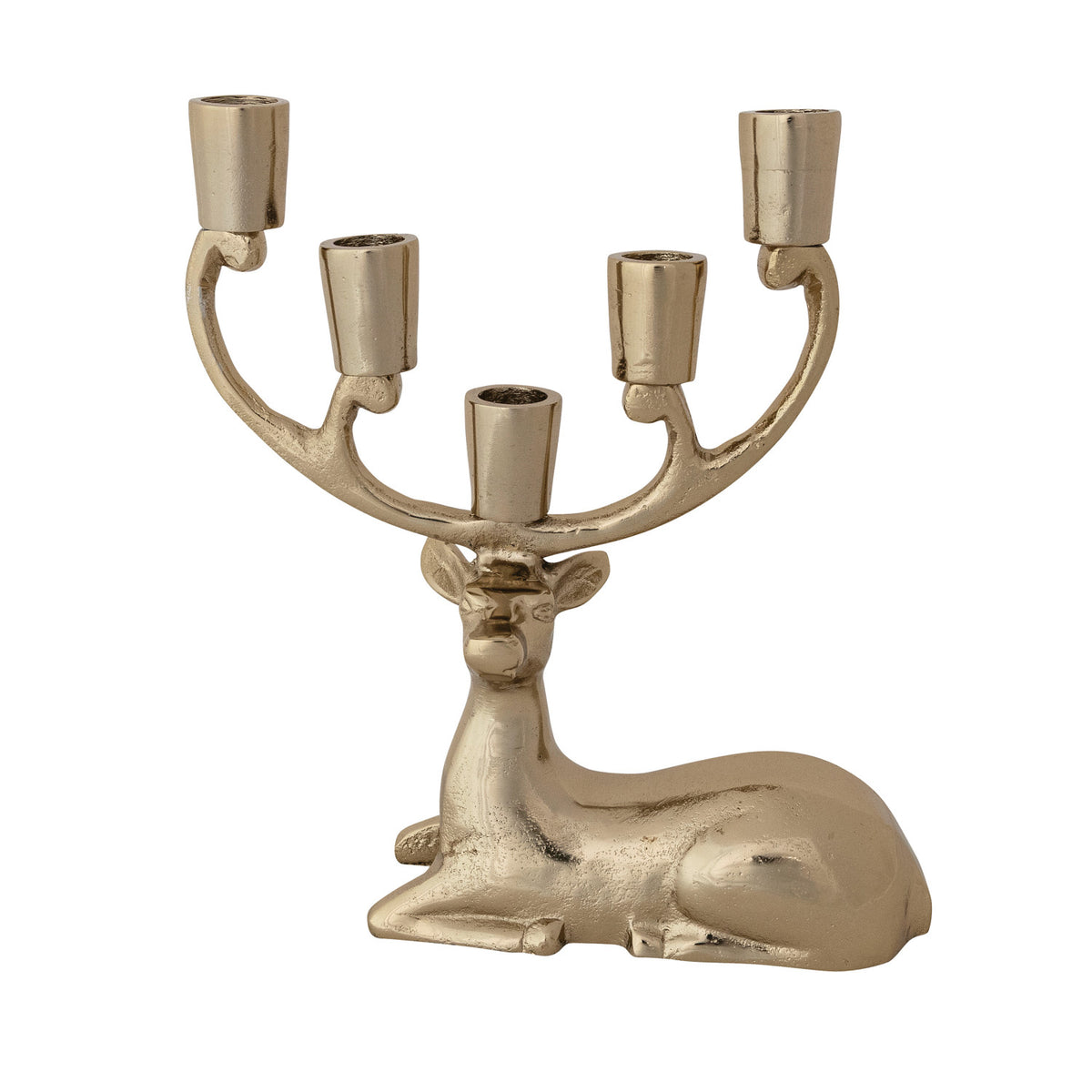 Gold Deer Candelabra