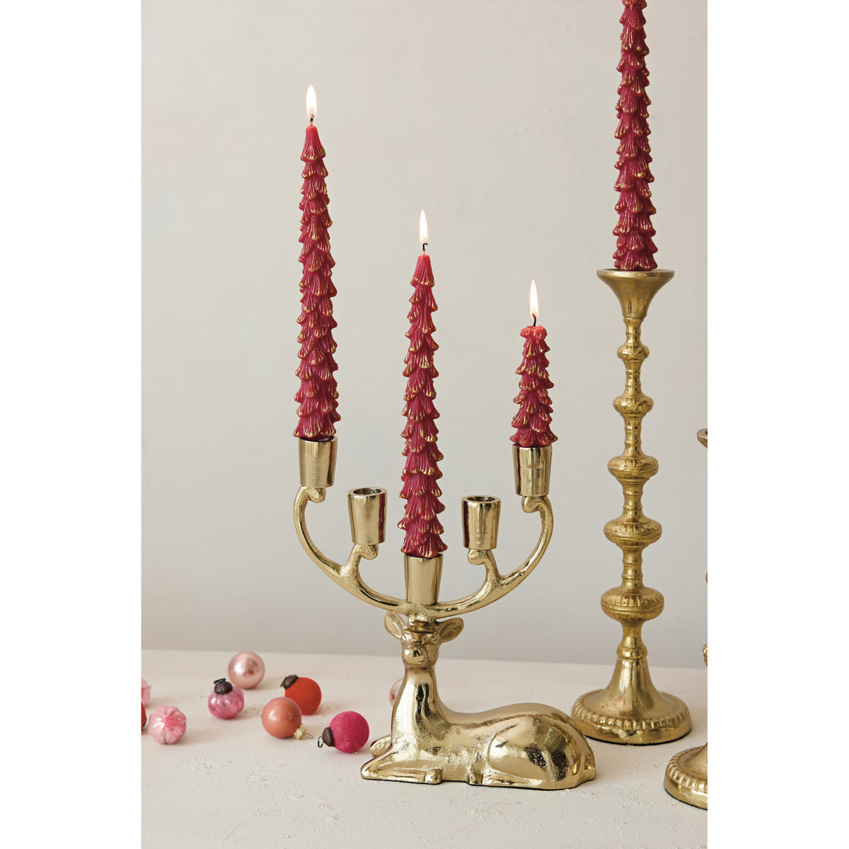 Gold Deer Candelabra