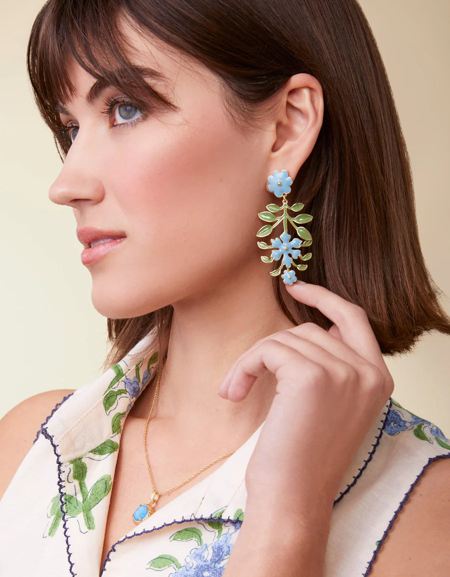 Delphinium Earrings