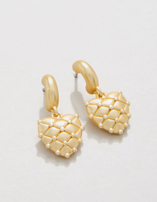 Heart Pillow Earring