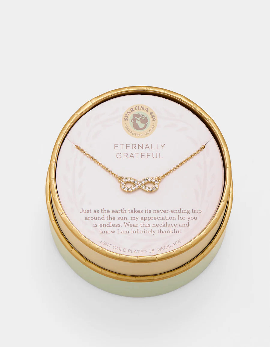Eternally Grateful Infinity Necklace