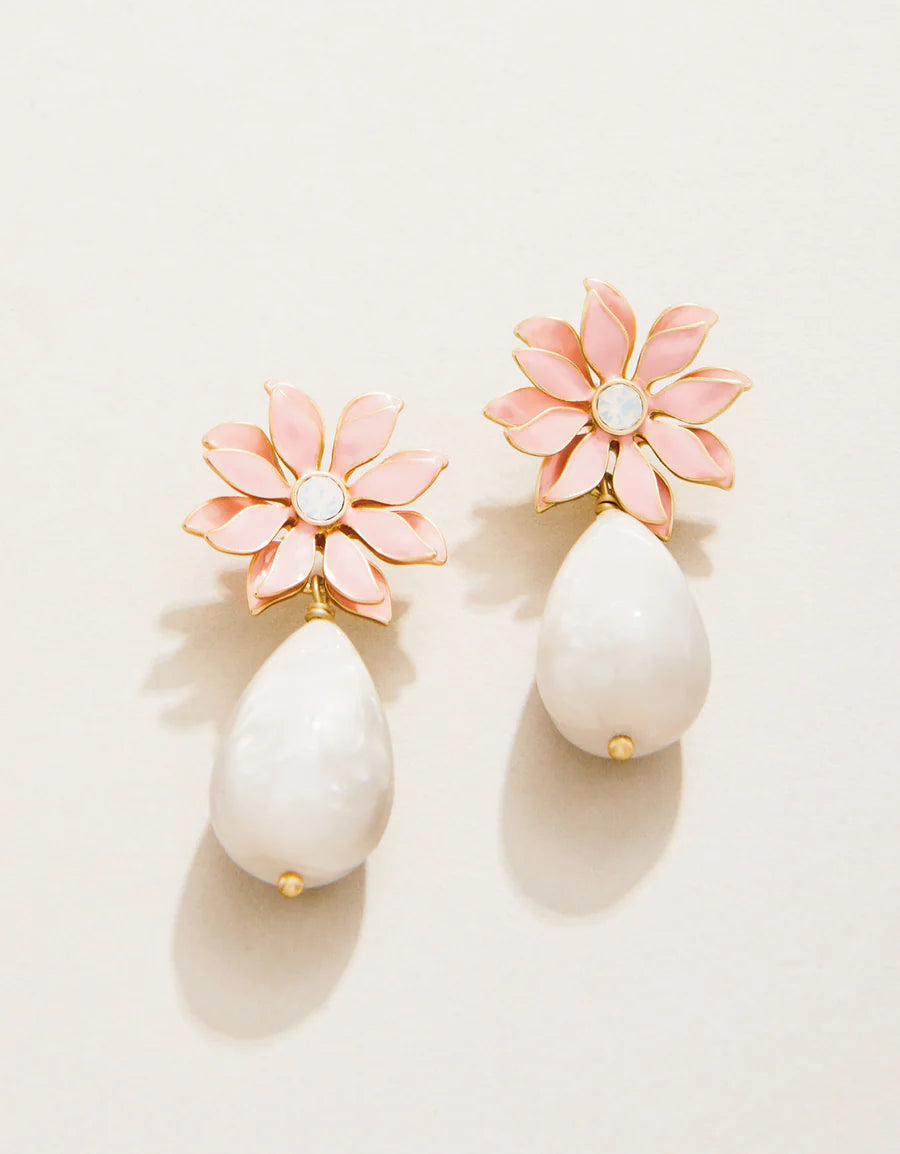 Floral Dew Drop Earrings