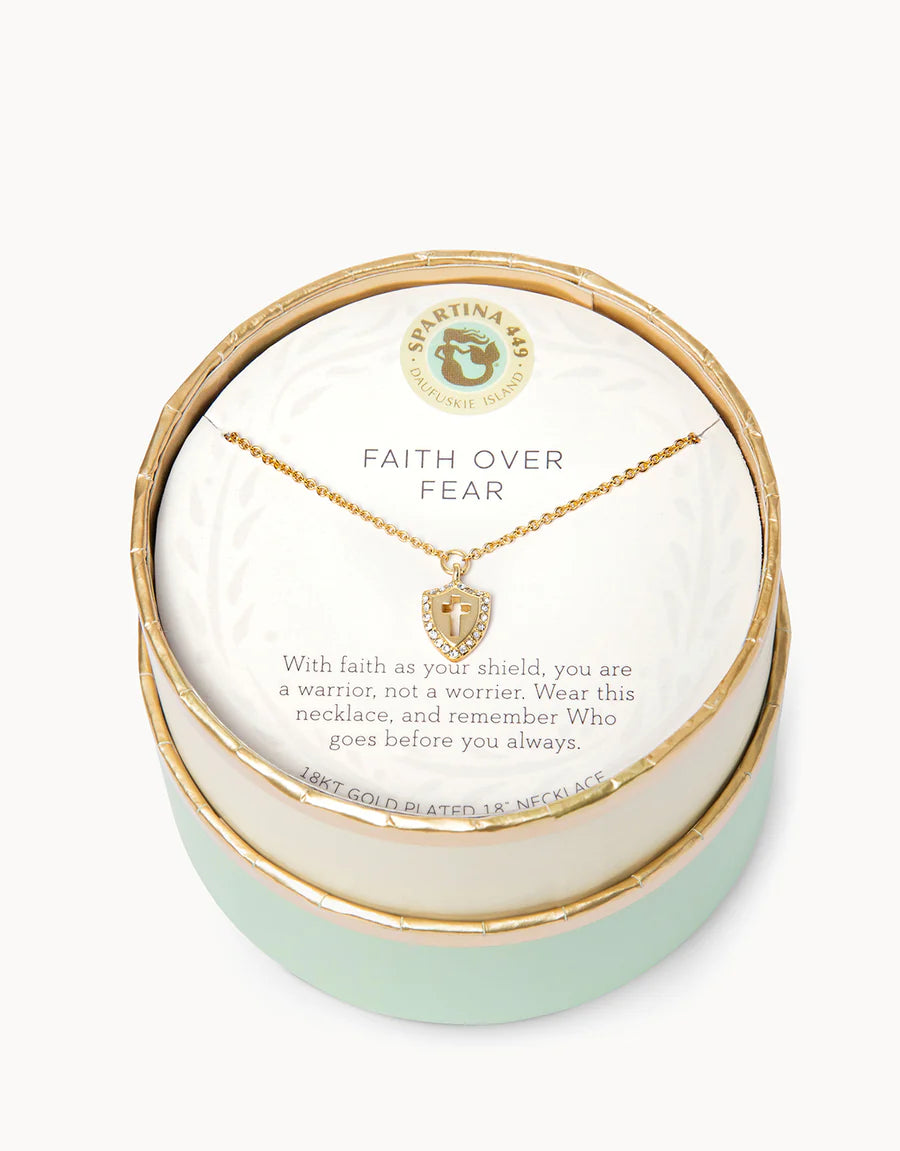Faith Over Fear Necklace Collection