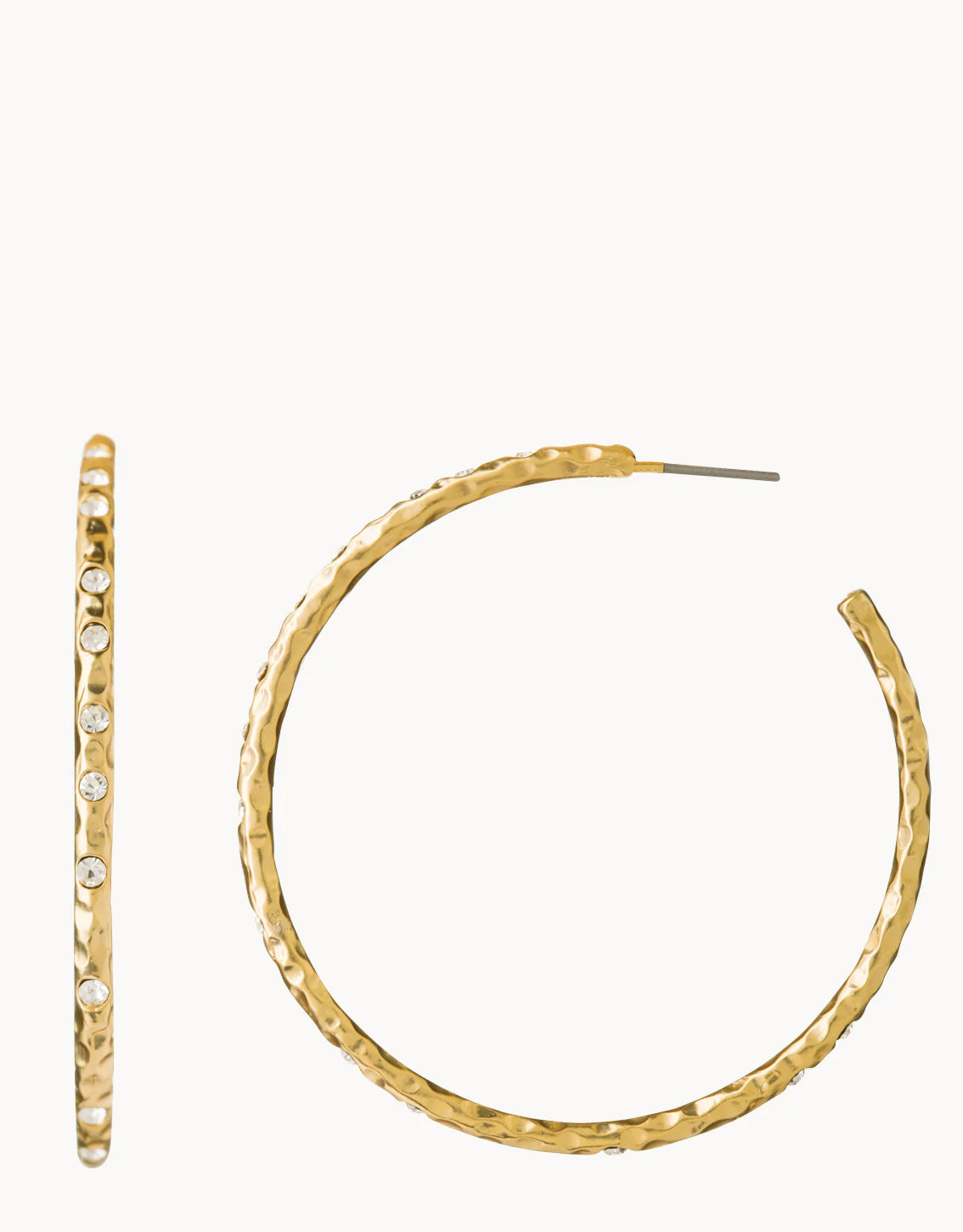 Fizz Hoop Crystal Earrings