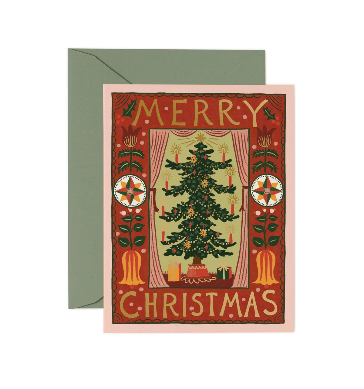Boxed Set of Folk Christmas Tree Cards