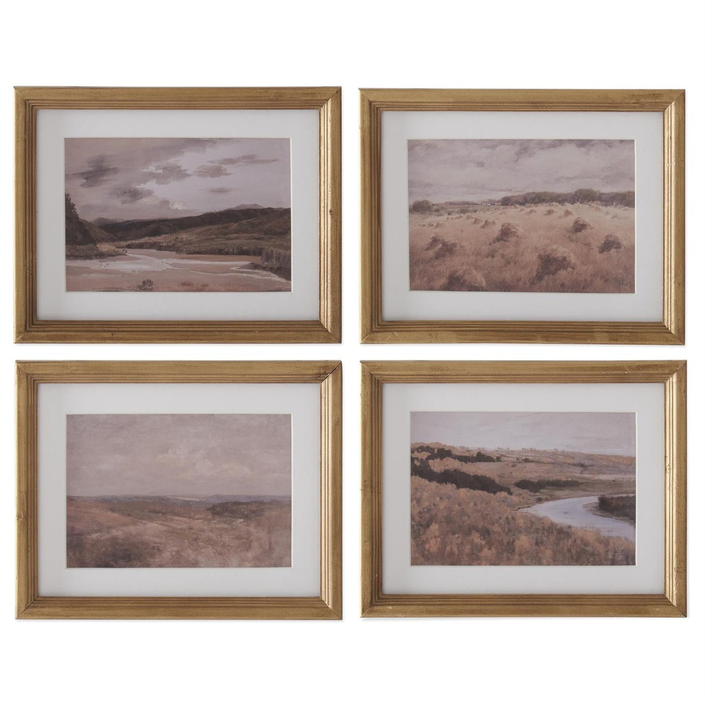 Gold Framed Landscape Art