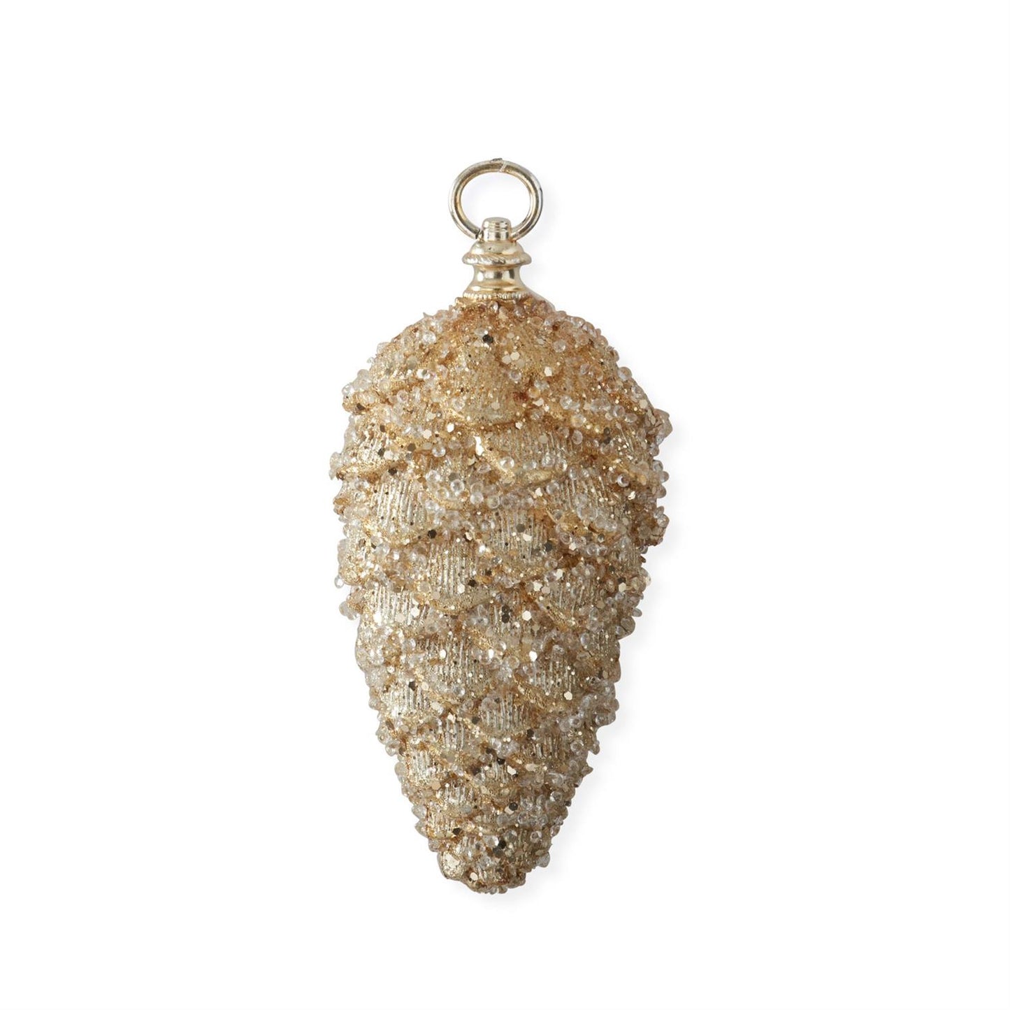 Gold Pinecone Ornament