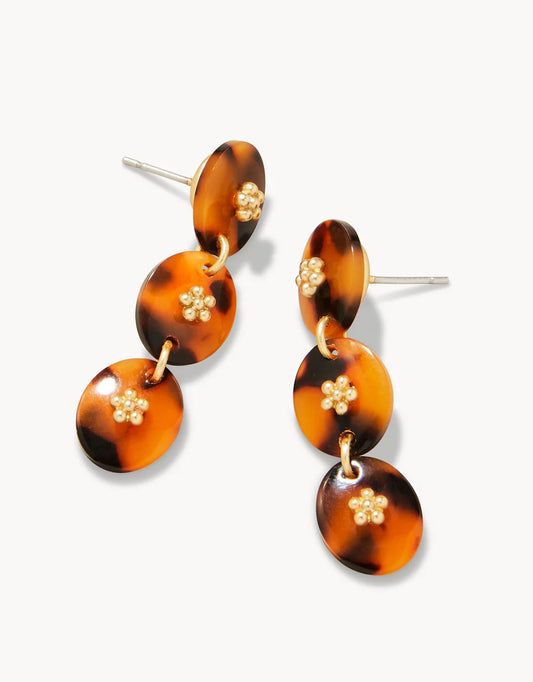 Harbor Linear Flower Earrings